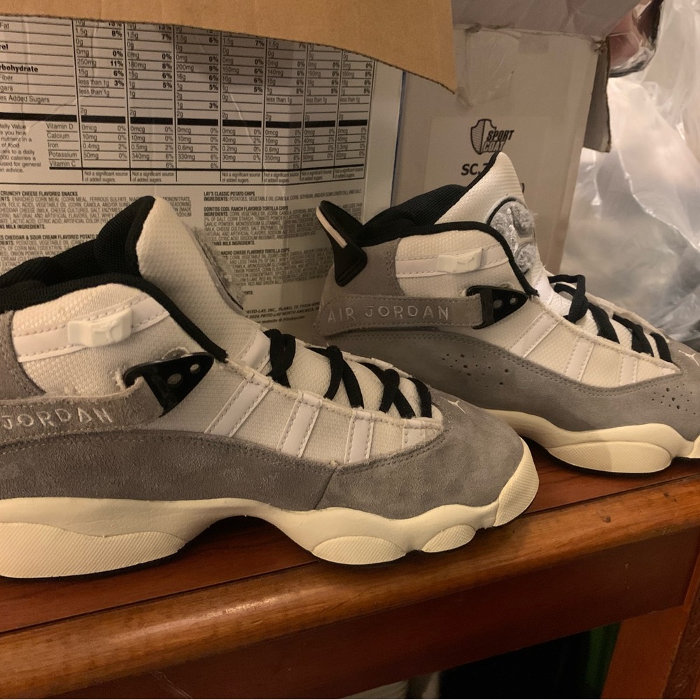 Jordan Black and White Sneakers